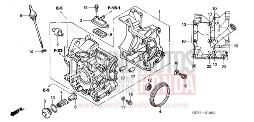 CARTER MOTEUR (NPS505/6/8/9) NPS506 de 2006